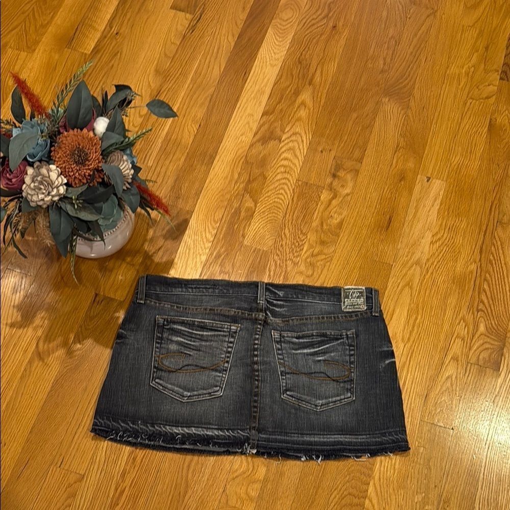 Chip & Pepper LA-CAL Stylish Black Denim Mini Skirt - 31 - Great Condition
